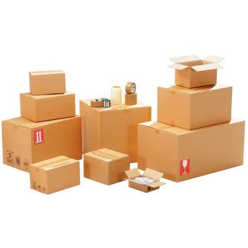 Boîte en carton, Relocalisation, MOVER, Carton, Emballage et
