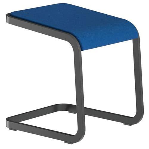 TABOURET BAS TAGLIO – PIETEMENT ANTHRACITE sur