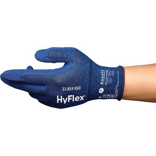 Gants de travail: Gants de protection Hyflex Ansell, Taille 8