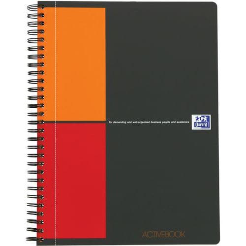 Oxford Activebook - Cahier à spirale B5 - 160 pages - ligné